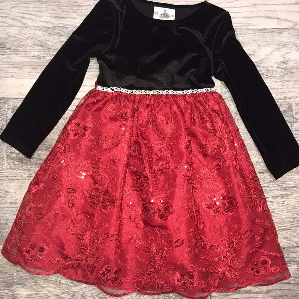 Black and Red Dress